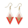 Zelda Triangle Diamond Earrings Poppy