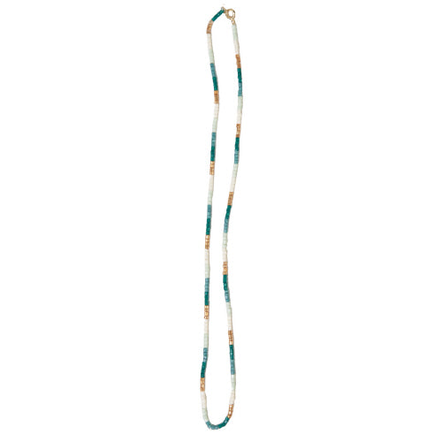 Everly Luxe Bead Necklace Emerald