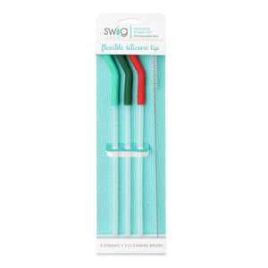 Swig Reusable Straw Set Holiday