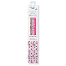 Load image into Gallery viewer, Swig Reusable Straw Set Nutcracker

