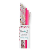 Load image into Gallery viewer, Swig Reusable Straw Set Nutcracker
