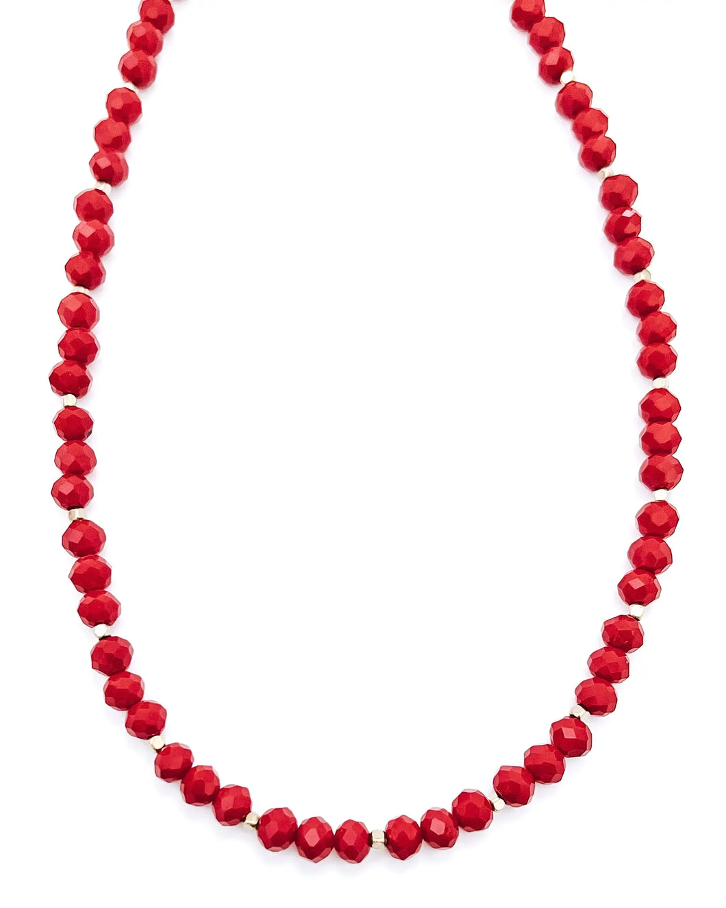 Beljoy Lucille Necklace Red