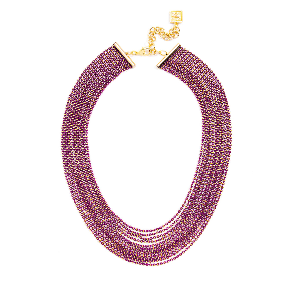 Berry Diamond Cut Ball Chain Necklace