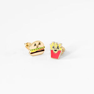 Burger & Fries Earring