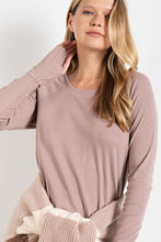Load image into Gallery viewer, Mocha Rib Knit Top
