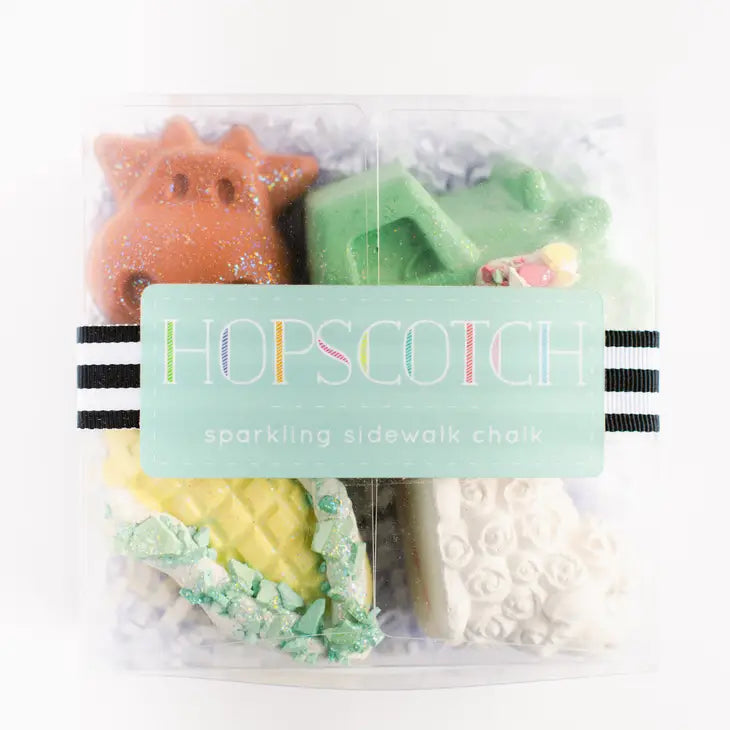 Hopscotch Funny Farm Chalk Set