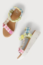 Load image into Gallery viewer, Qwest Gingham Multi Sandal
