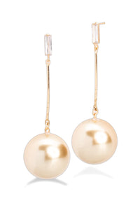 Audrey Pearl Drop Earring Gold