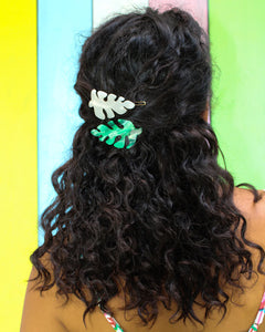 Banded Unbeleafable Barrettes