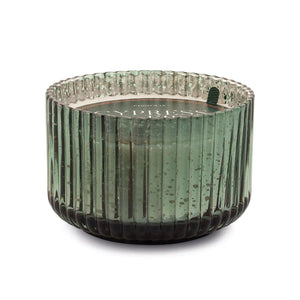 Paddywax 15oz Green Ribbed Mercury Glass Cypress Fir