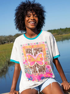 Here Comes The Sun Ringer Tee
