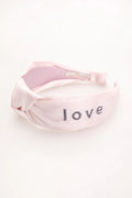 In A Word Silk Embroidered Headband Love