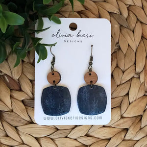 Nora Deep Blue Fern
