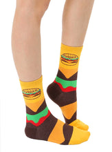 Load image into Gallery viewer, Burger + Slider Mini Me Sock Set
