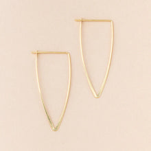 Load image into Gallery viewer, Refined Earring Galaxy Triangle/Gold Vermeil
