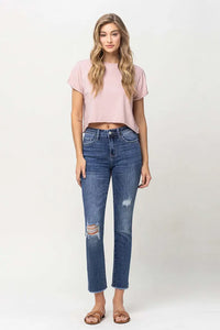 Constance Mid Rise Crop Straight