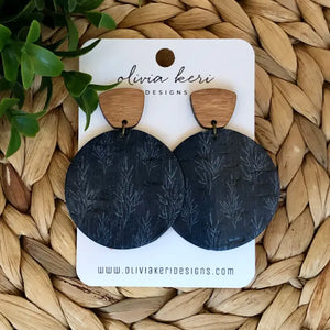 Everly Deep Blue Fern