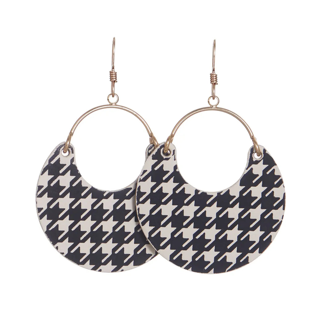 Classic Houndstooth Ninas Gold
