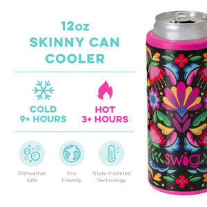 Swig 12oz Skinny Can Cooler Caliente