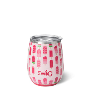 Swig 14oz Stemless Wine Melon Pop